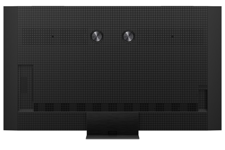 The rear panel features four HDMI ports. HDMI 1 and 2 support 4K at 144Hz and 1080p at 288Hz. HDMI 3 and 4 support 4K at 60Hz. HDMI 4 also supports eARC . Wireless connectivity includes Wi-Fi 6 and Bluetooth 5.3. There are also USB 3.0, USB 2.0, Ethernet, an optical audio output, and a built-in next-generation ATSC 3.0 tuner.